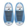 Silicone World Silicone Elastic Shoelaces Unisex Athletic No Tie Shoe Lace All Sneakers Fit Quick Shoe Lace For Adults Kids