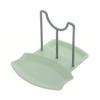 1pc Kitchen Organizer For Countertop - Small Dish Rack, Pot Lid Holder, Utensils Storage Rack, Soup Spoon Rest - Sitting Spoons Bracket