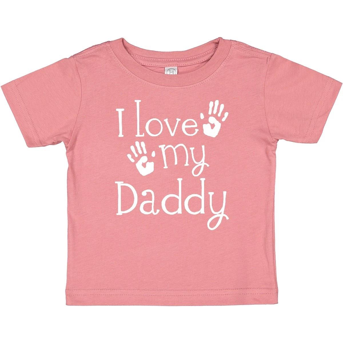 Inktastic I Love My Daddy Fathers Day Baby T-Shirt Babys First Cute Apparel Boys 120