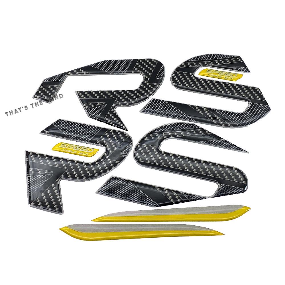 

Аксессуары для мотоциклов, наклейка на бак, 3D наклейка на бак, защитная крышка для масла и газа, украшение для скорости тройного 1200 B