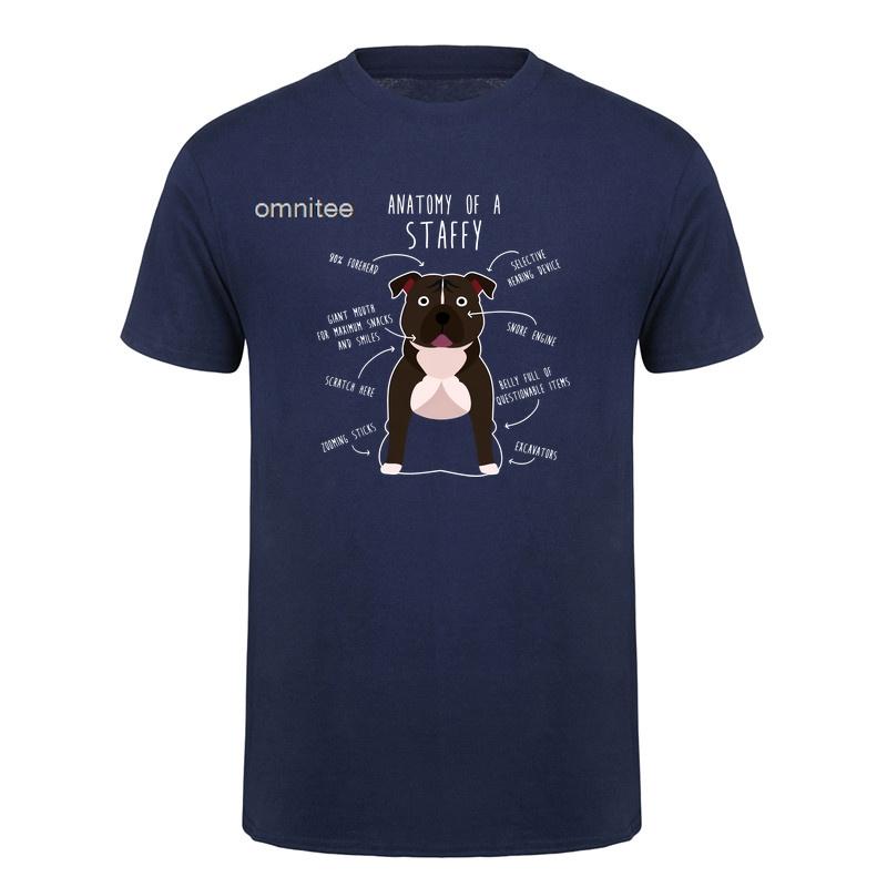 Staffordshire Bull Terrier T Shirt Dog Lover Funny Pet Owner Graphic Tee Vintage Cool Dogs TShirt Unisex Unisex Gift HJ161