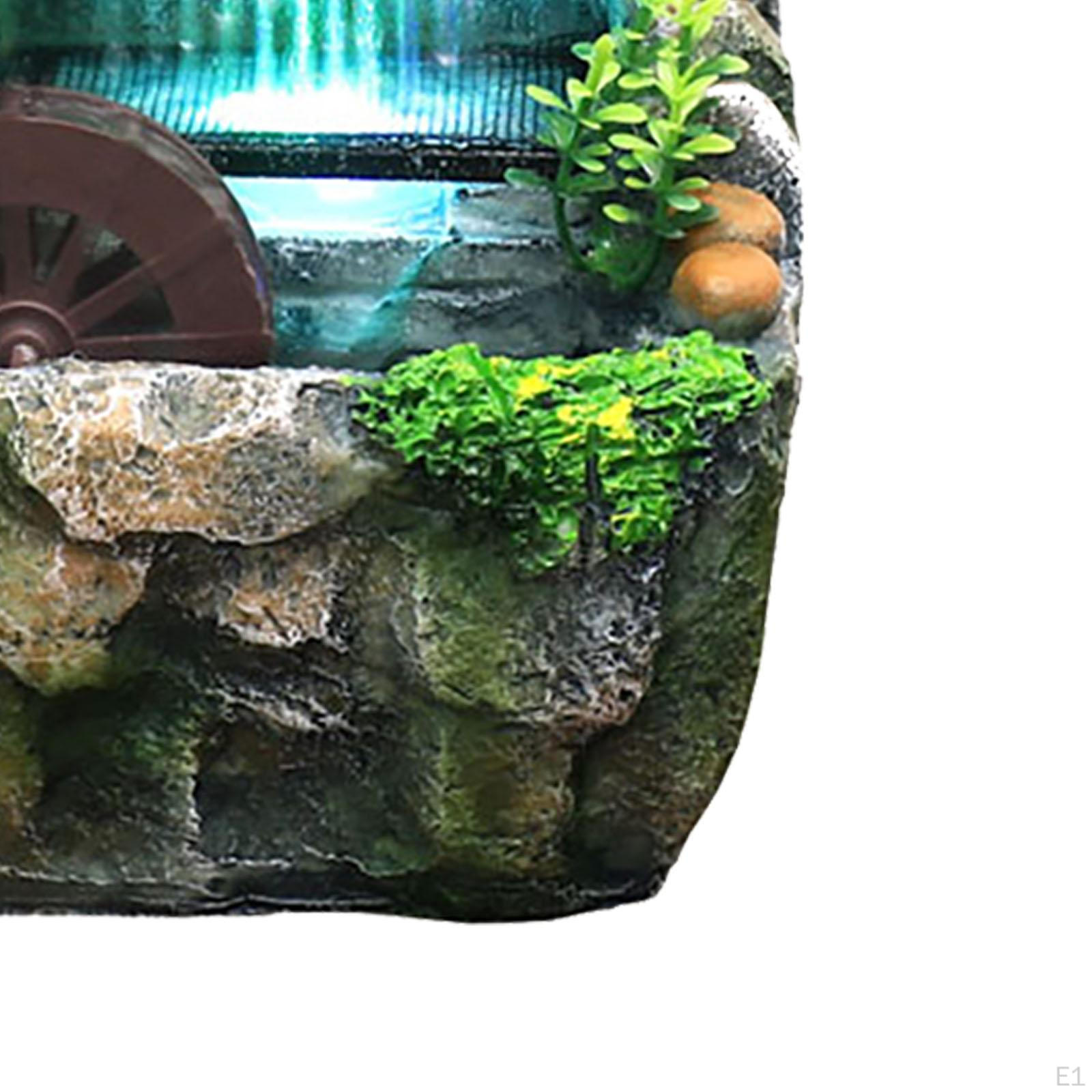 Крытый фонтан с красочным светом — фото 2