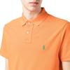 Polo Ralph Lauren SS23 Solid Color Logo Embroidered Short Sleeve Polo Shirt Men Tops Orange 710680784-315