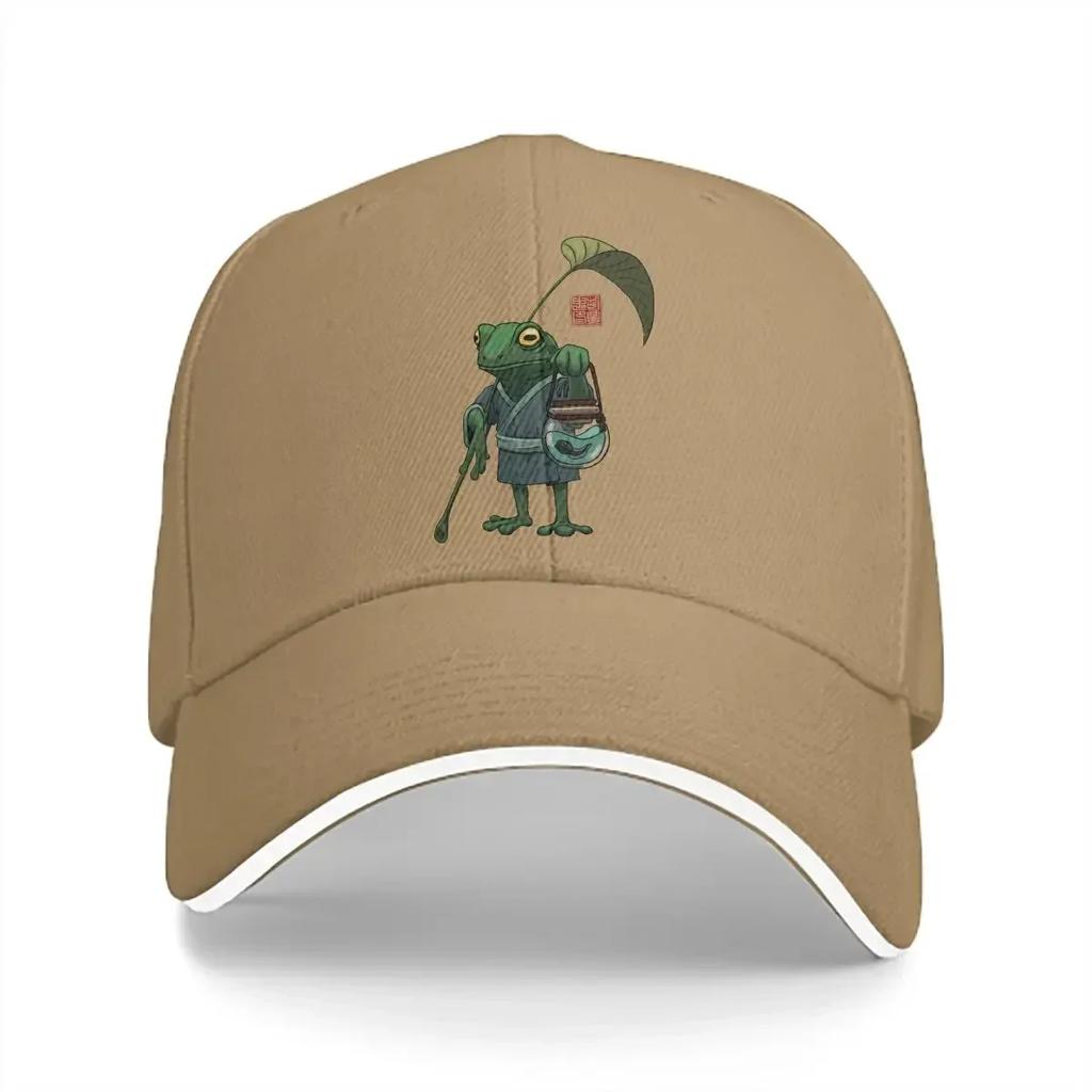 Funny Frog Animal Multicolor Hat Peaked Unisex Cap His Son Casual Visor Protection Hats
