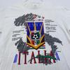 Vtg 1994 WORLD CUP SOCCER ITALIA T-Shirt SMALL Soft Italy 90s Sports