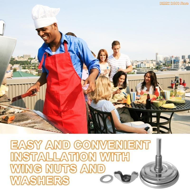 K1AE Профессиональные термометры для гриля Нержавеющая сталь Универсальная совместимость с грилями China Mainland