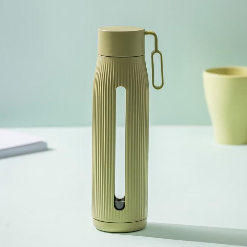 LocknLock Portable Glass Water Bottle with Tea Infuser