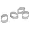 Sturdy Cheese Cake Rings Aluminum Alloy Half Cooked Molds (Pack of 10)
