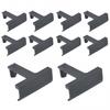 10pcs Water Drainage Clips 30mm Black Home & Garden