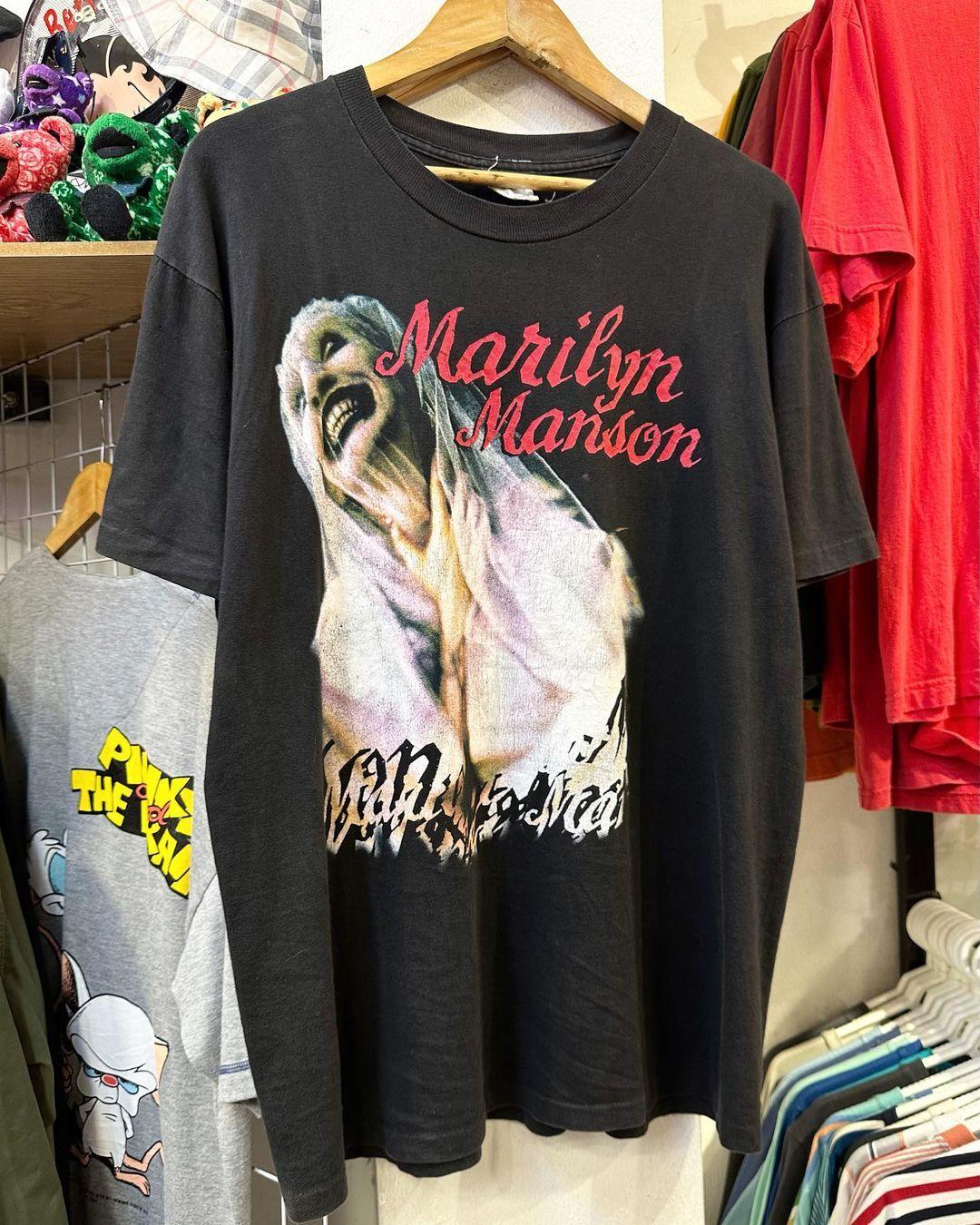 Marilyn Manson “Sweet Dream” Black Short Sleeve Unisex Tshirt Reprint KH5286 S