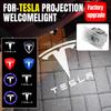 ALM1 FOR Car Door Projector Lamps Welcome Lights For Tesla Model 3 S X Y Cybertruck Roadster SpaceX P75D P85D P90D P100D
