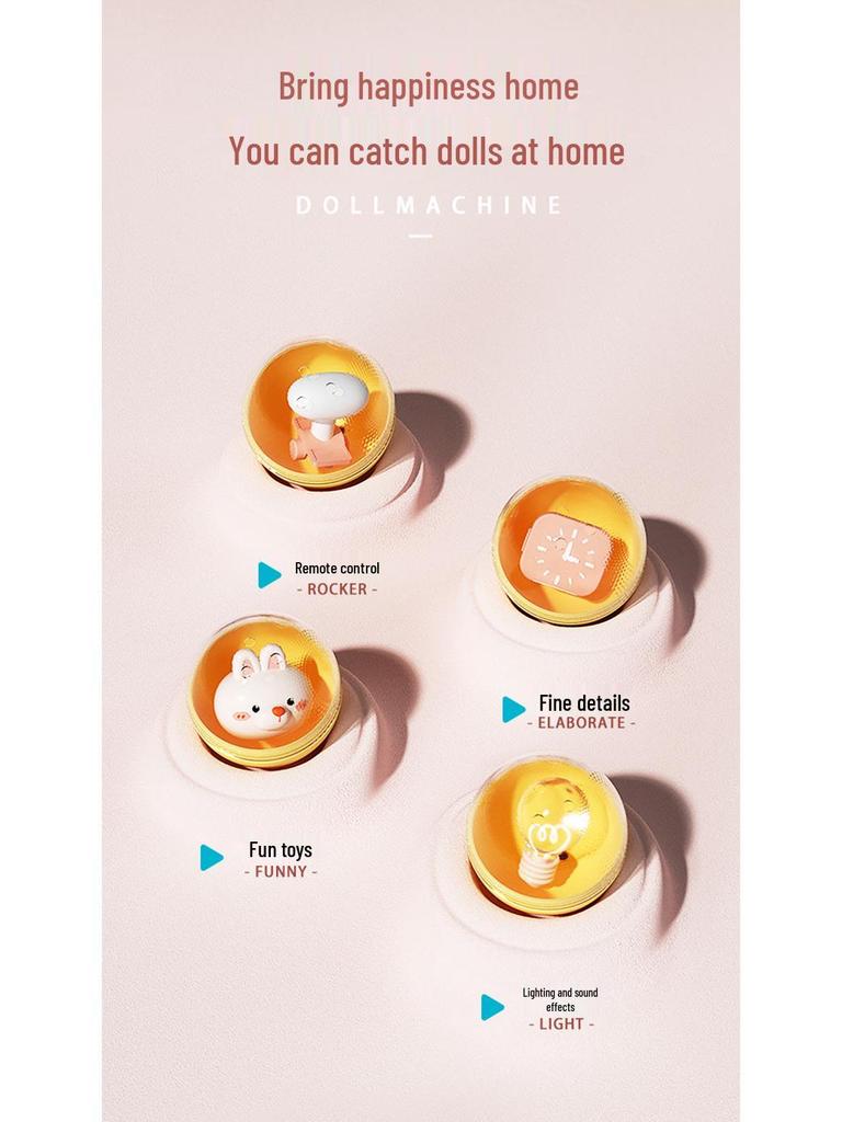 Children's Cute Rabbit Claw Machine Toy - Interactive Role Play Birthday Gift