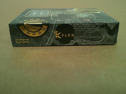 Target Japan BLACK MARQUE CHAOS 2.0 90% Tungsten Steel Tip Darts Set, 21G/23G, K-Flex No. 6 Shape (23G)