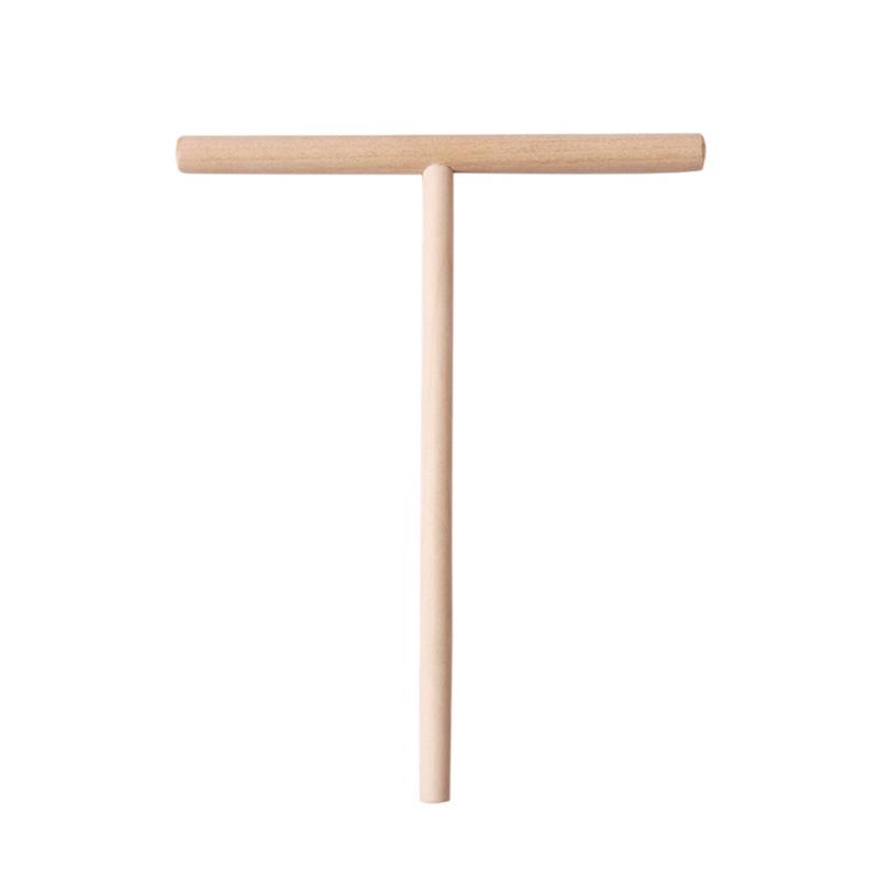T-Shaped Wooden Jianbing Pancake Scraper Tool