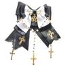 Witch and Magical Contract Ribbon Dreamy Gothic Landmine Black and (Onodera-ya/Penguin Land) [Brooch 1] [Lolita, Kawaii, Lolita, Gothic, Magic,
