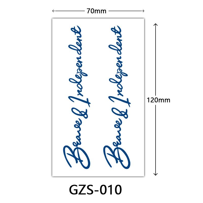 Juice Herbal Tattoo Sticker, Finger Sticker, Juice Semi-Permanent Tattoo Sticker, Sweat-Proof Tattoo