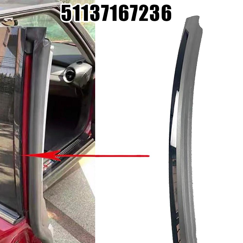 Sealing Strips Rear Door B Pillar Cover Trim For BMW For MINI New Clubman R55 Door Slealing B Pillar Cap Decor 51137167236