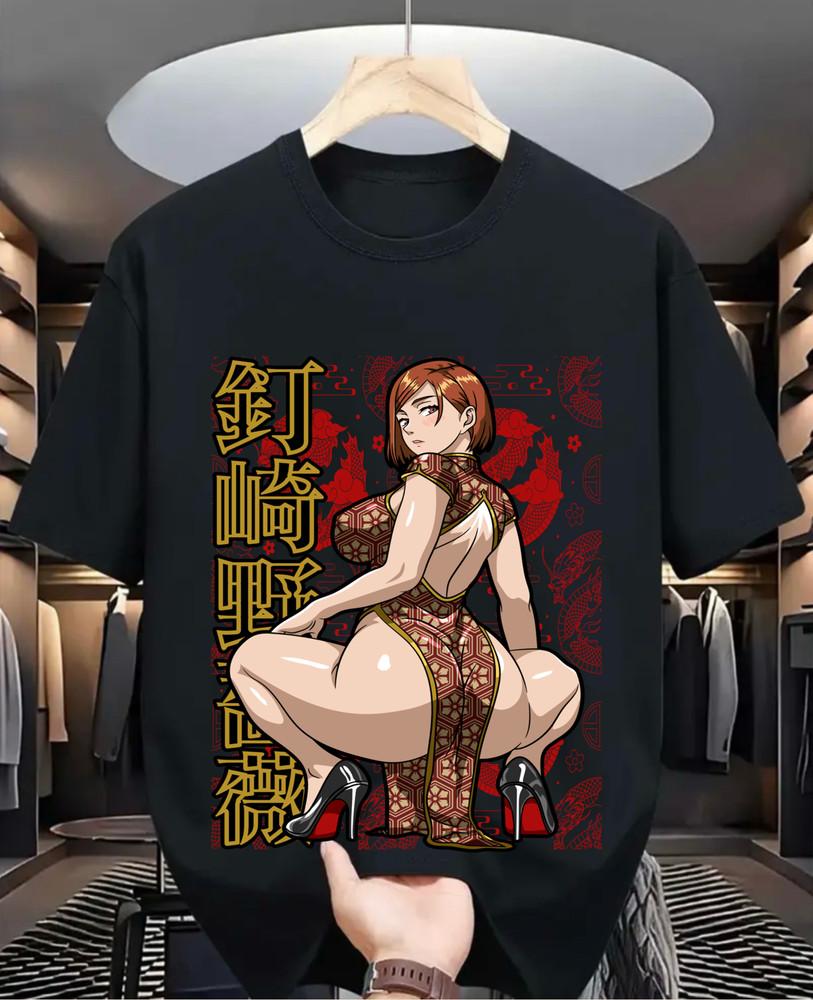 

Футболка Нобара Магическая битва Кугисаки Юдзи Махито Подарок Эксклюзивная футболка Все размеры M