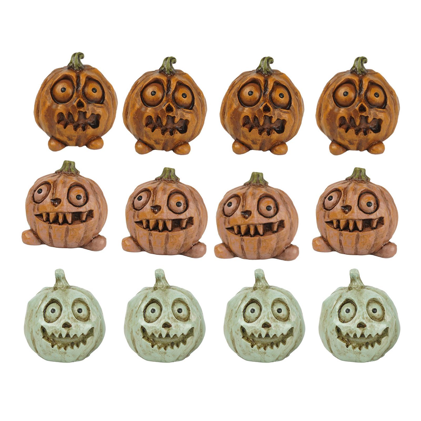 

Halloween Pumpkin Flower Pot Decoration Resin Ornaments Accessories Plant Creative Pot Decoration One Size