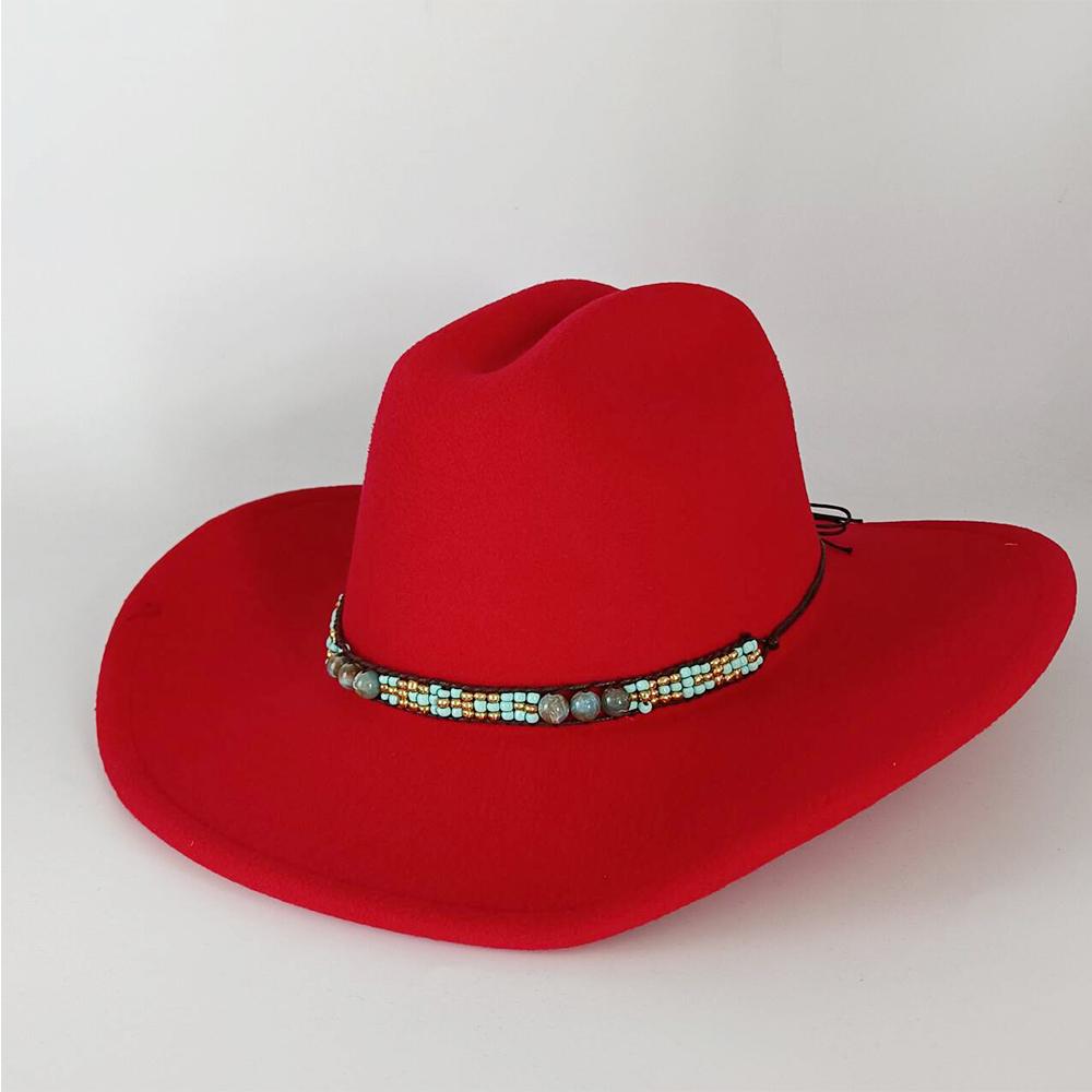 Fedora Cowboy Concho Hat for Men and Women Western Cowboy Las Vegas Nashville Party Hat Wide Brim Riding Hat Cowboy Hat