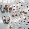Kou Yan Halloween Cartoon Series Nail Art Stickers – Cute Ghost & Spider Embossed Designs