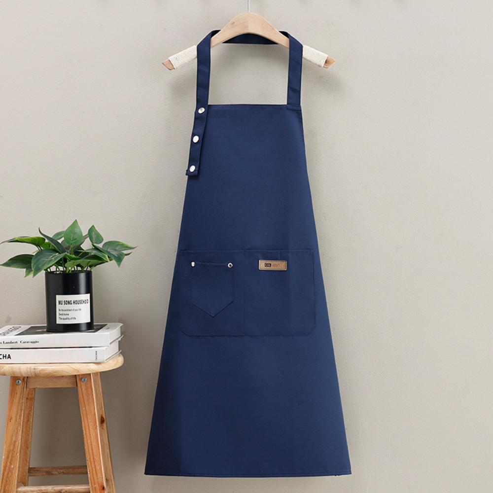 New Fashion Kitchen Aprons for Woman Men Chef Work Apron for Grill Restaurant Bar Shop Cafes Beauty Nails Studios Uniform