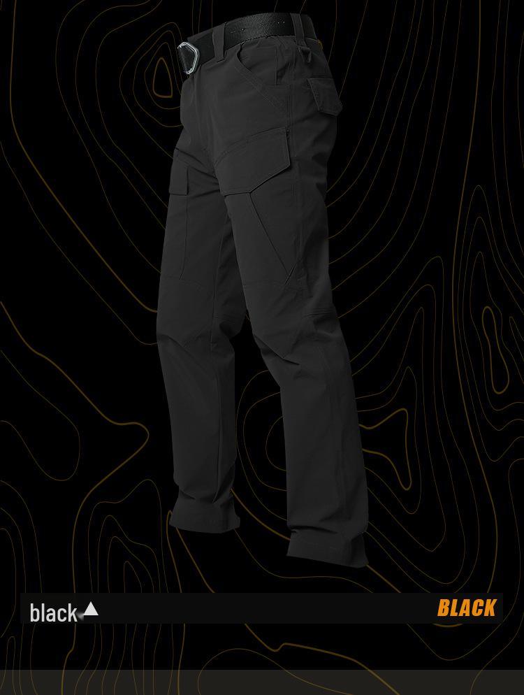 Męskie spodnie taktyczne szybkoschnące Angken - Ultracienkie, oddychające spodnie bojowe z wieloma kieszeniami na wiosnę/lato.