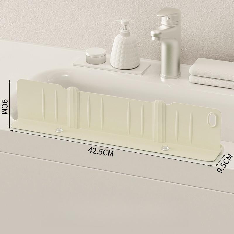

Kitchen Sink Edge Baffle Household Faucet Splash Baffle Toilet Washstand Baffle белый