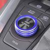 Blue Aluminum PUSH NORMAL Adjust Knob Cover For Toyota RAV4 Hybrid -2025