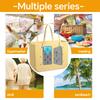 EVA portable silicone phone stand storage case bag accessories holder for beach bag muti color charms decorations DIY