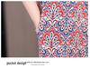 Summer 2026 Plus Size Cotton Silk Long Dress for Middle-Aged Women