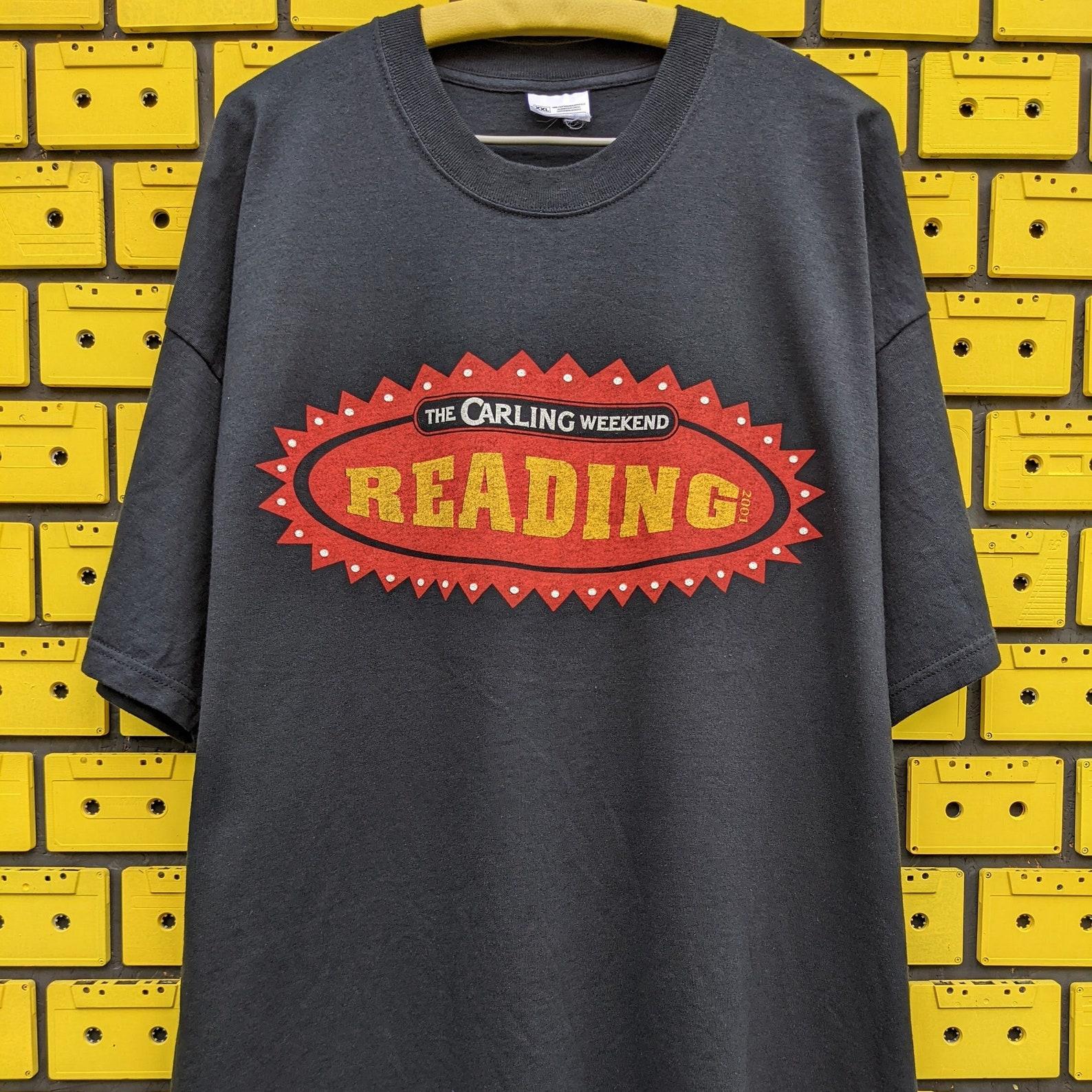Vintage 2001 Reading Leeds T shirt Eminem Marilyn Manson Green Day Iggy Pop D12 Xzibit Supergrass Mogwai Rock Festival Lineup Tee Size XXL L