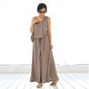 Familien-Look, lange Kleider für Mädchen, Sommer, ärmellos, Mutter-Tochter-Freizeitkleidung, Strandkleider, Familien-Outfits