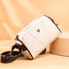 Retro bag new top layer cowhide small square bag trendy versatile shoulder bag simple texture crossbody bag