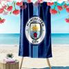 Wild MCFC Victory Print Beach Towel, Large Soft Quick Dry Towel for Beach Camping Swimming