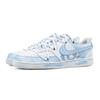 Nike Court Vision 1 Summer Wave Heart Box Slip Resistant Abrasion Resistant Low top Skateboard Shoes Men's Light Blue DH2987-101(Team459--)