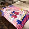 Japanese anime cute cartoon theme Sailor Moon Tsukino Usagi blanket suitable for home beds, sofa covers, office nap, outdoor warm blankets O7