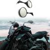 1 Pair Motorcycle Rearview Mirror 650 Anti-fall Folding Round Rear View Mirrors Modified Parts For Motorbike