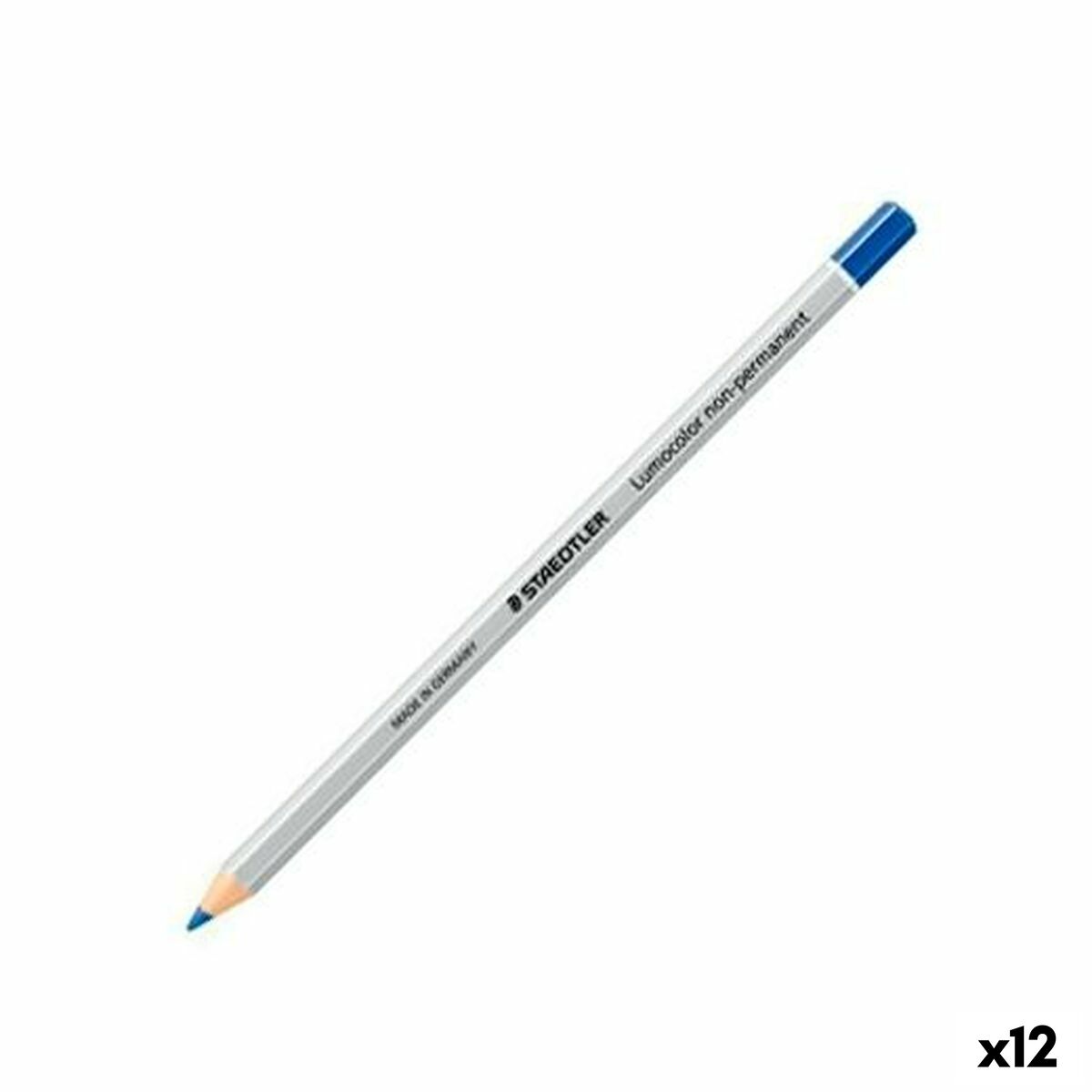 

Staedtler Lumocolor Marker Pencil Non-Permanent Blue (12 Units)