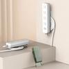 New 2in1 Holder Organizer Self-Adhesive Wall-Mounted Cable Organizer Seamless Punch Free Wire Holder Gadget