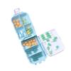 Compact Small Medicine Box With Dividers For Daily Medication Storage