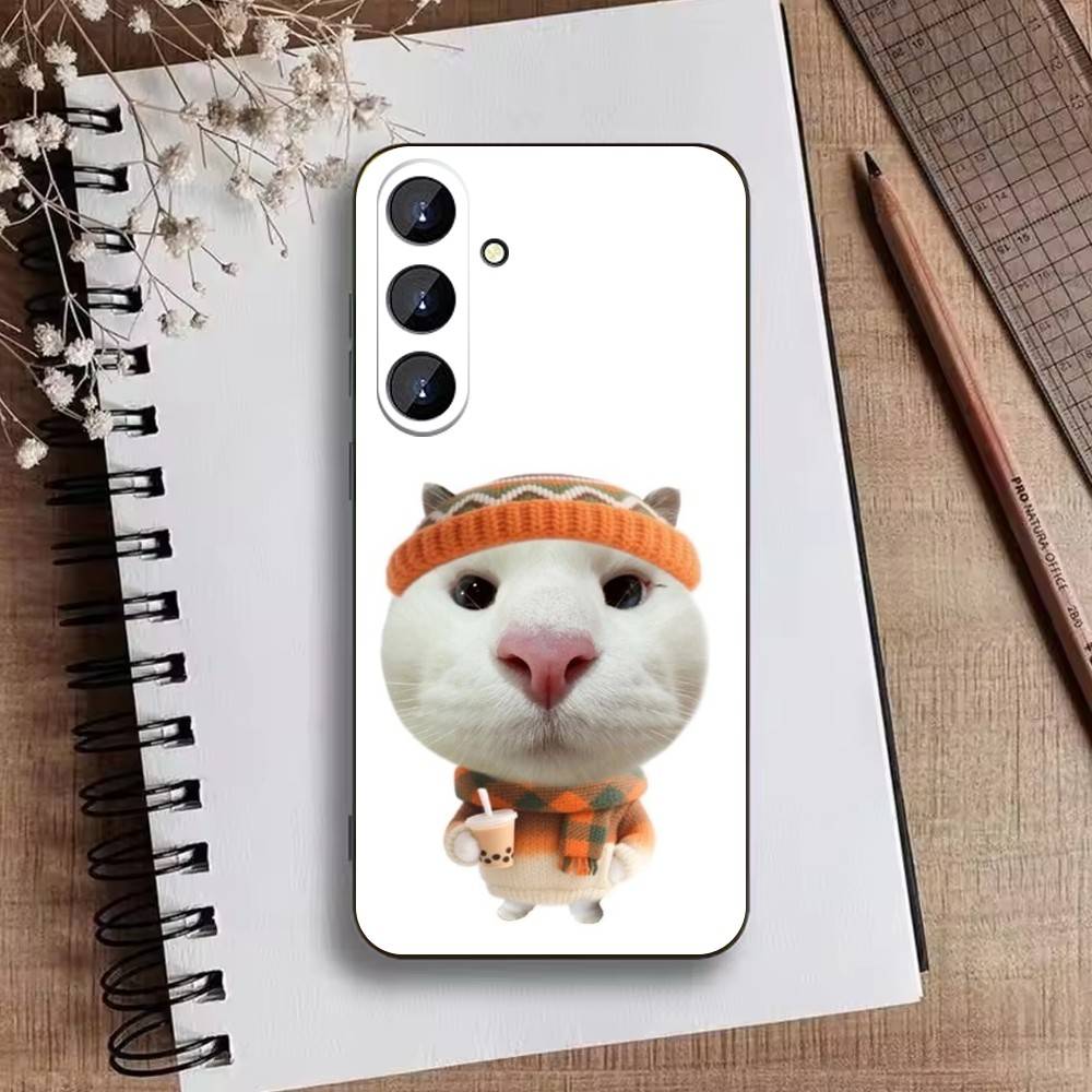 

Goofy C-Dogs Big eyes Phone Case For Samsung Galaxy A73,A72,A71,A70,A52,A51 Others Soft Black Cover Samsung a20s