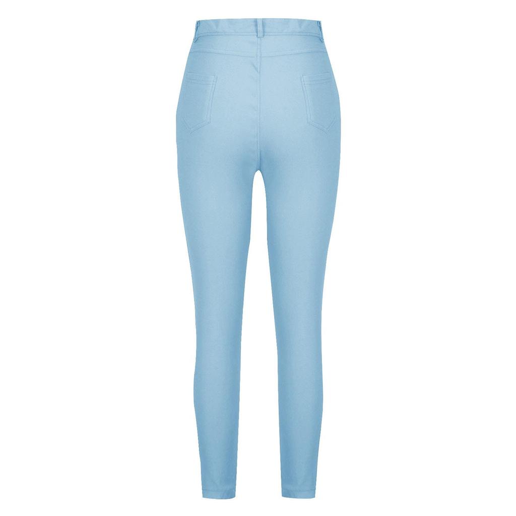 Women's Slim Fit Multi-Color Elastic Denim Pants