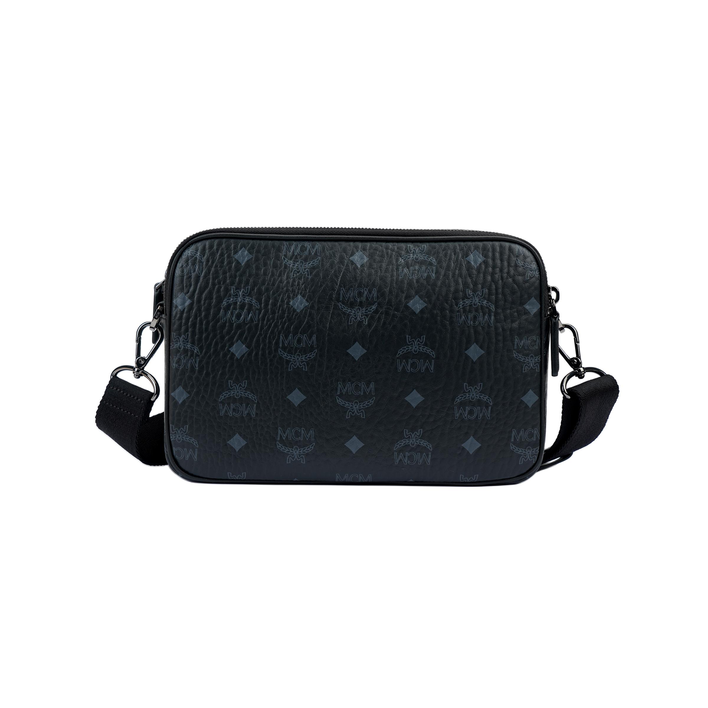 

MCM Visetos Monogram Leather Backpack Large Daily Bag for School Travel & Work Basic Set (Bag+Dust Bag)