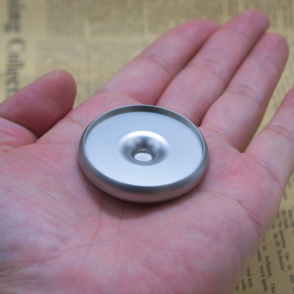 Sanwer Metal Water Droplet Desktop Toy with Spinning Rotating Magnetic Spinning Desktop Droplet Spinner Hand Twist Tabletop Base Gyro, Base, Top, Toy,
