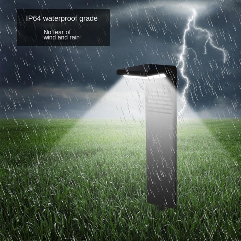 Solar-Gartenleuchten für den Außenbereich, IP64, wasserdicht, hohe Helligkeit, einstellbare Lichtsteuerung, Induktion, Rasen