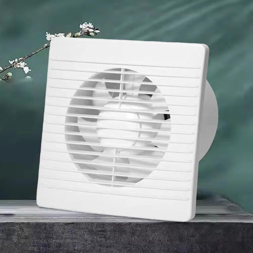 4"6"8" Exhaust Fan Energy-saving Wall Mounted Vent Fan Anti-Mosquito Design Ventilator Extractor Fan for Bathroom Kitchen Toilet