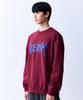 ADERNM Scrip Sweatshirt Burgundy