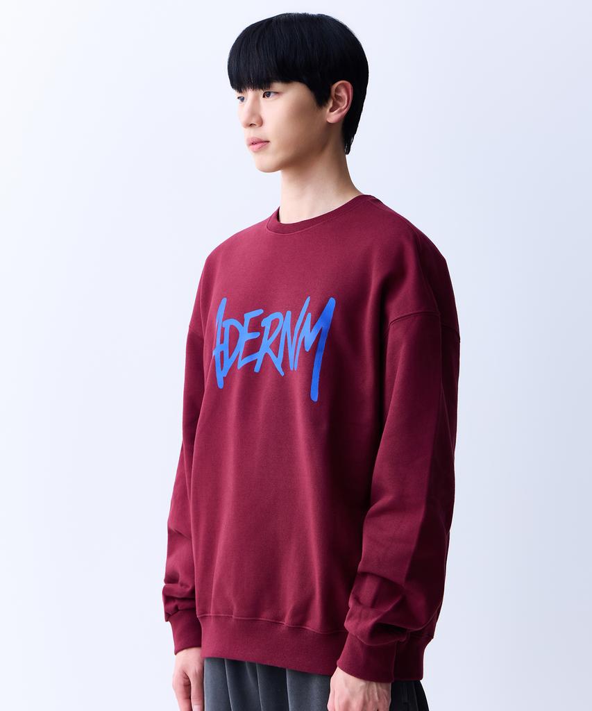 ADERNM Scrip Sweatshirt Burgundy