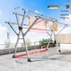 OIMG Folding Stainless Steel Clothes Drying Rack